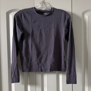 Athleta Long-Sleeve Crewneck Shirt - Dusty Purple